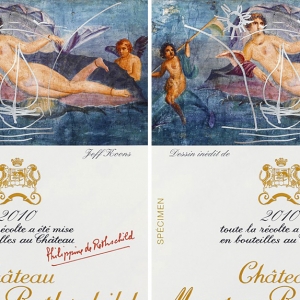 Джефф Кунс создал дизайн винной этикетки