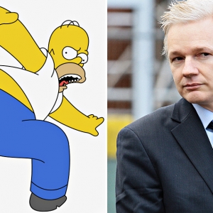 Джулиан Ассанж "снимется" в "Симпсонах"