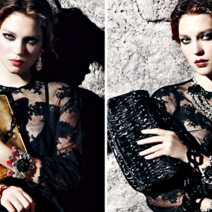 Леа Сейду для дебютной ювелирной коллекции Prada