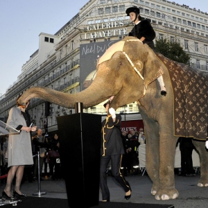 Galeries Lafayette представил рождественские витрины