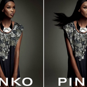 Наоми Кэмпбелл в рекламе Pinko