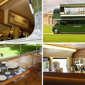 Старый автобус превратился в ресторан