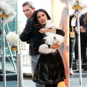 Антонио Бандерас и Сальма Хайек в Москве