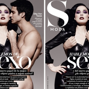 Дита фон Тиз на обложке S Moda