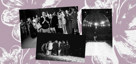 Диско-шар, сусальное серебро, цветы и много цвета: чем запомнился последний показ Дриса Ван Нотена