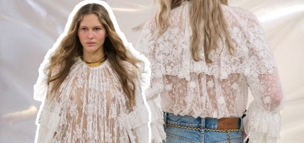 Объект желания: блуза, как на показе Chloé осень-зима 2024