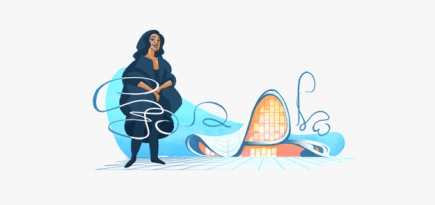 Google посвятили «дудл» Захе Хадид