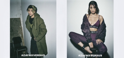 Зейн Малик снял рекламную кампанию Versus Versace с Беллой Хадид
