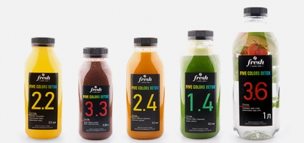 Fresh придумал детокс-напитки в пяти цветах