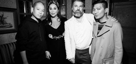 Гости юбилейного коктейля ЦУМа в Париже