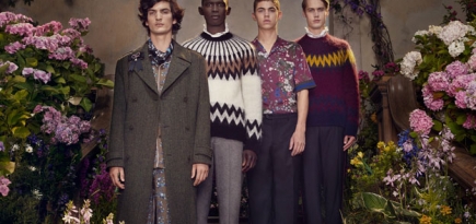 Завтрак на террасе в рекламной кампании Erdem x H&M