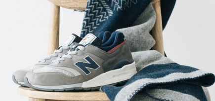 Woolrich и New Balance выпустили шерстяные кроссовки