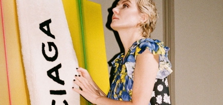 Рената Литвинова в съемке Balenciaga и SVMoscow