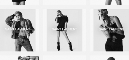 Зои Кравиц снялась в перьях и бра Saint Laurent