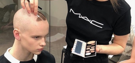 Кто и как делал макияж на показе Гоши Рубчинского