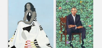 Обама одобрил свой портрет в розах — он появился в Национальной портретной галерее