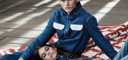 Кайя и Пресли Гербер, канадские смокинги и армрестлинг в новой кампании Calvin Klein