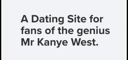 Поклонник Канье Уэста запустит сайт знакомств Yeezy.Dating