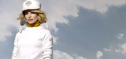 Марго Робби позирует в шапке-ушанке на первом снимке для «зимней» линии Chanel