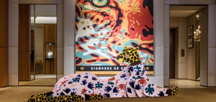 Российские художники создали арт-инсталляцию для флагманского бутика Cartier