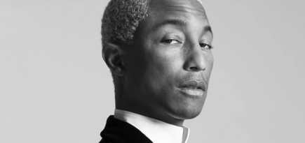 Фаррелл Уильямс в черно-белой съемке для Vogue Italia