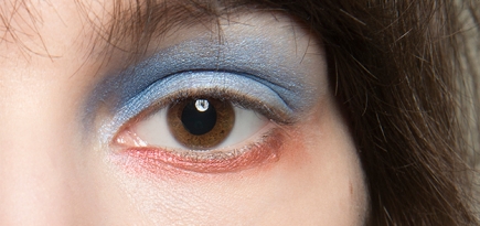 Как повторить двухцветный макияж глаз с показа Peter Pilotto