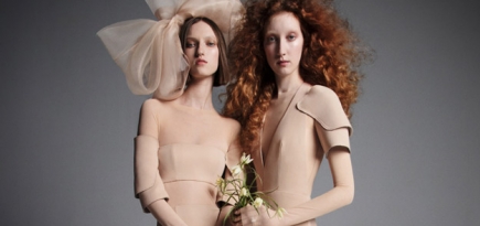 Вера Вонг сделала цветную коллекцию свадебных платьев