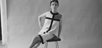 Fair Warning выставит на торги платье Yves Saint Laurent из коллекции Mondrian