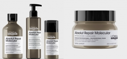 В меню услуг Hair by Kimyashov появился уход Absolute Repair Molecular L'Oreal Professionnel Paris