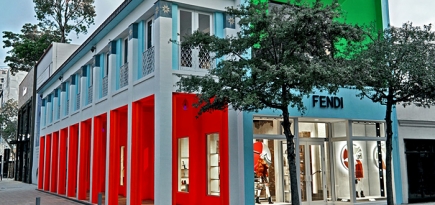 Курс на Майами: Fendi открыл бутик в Miami Design District