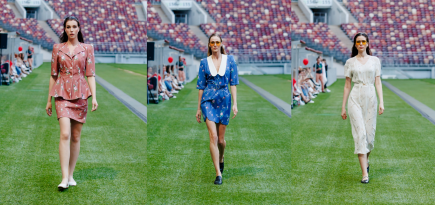 В «Лужниках» прошел показ круизной коллекции Galina Podzolko