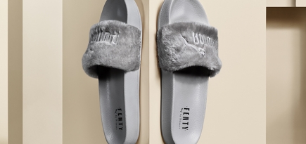 Рианна выпустила новые плюшевые слайдеры