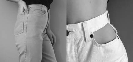 Сделай сам: обновляем джинсы классными вырезами