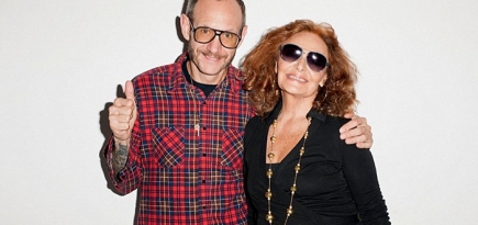 Терри Ричардсон и Диана фон Фюрстенберг для  Harper’s Bazaar US