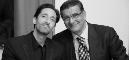 Эдриан Броуди и Эльза Хоск на ужине Jacob & Co