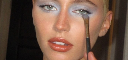 Голубые тени — как в 90-х — снова в тренде