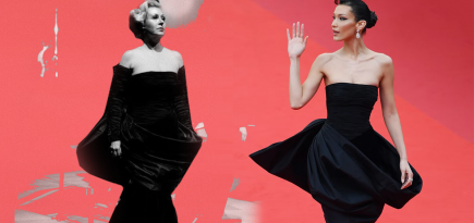 Что ни день — то Белла Хадид в винтаже. Вот 5 ее образов с Каннского кинофестиваля