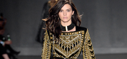 Показ коллекции Balmain x H&M в Нью-Йорке