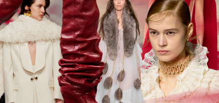 Меховые шкурки, каскады рюш и образцовый колорблокинг. Чему нас научила Парижская неделя моды осень-зима 2025