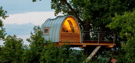 Как в детстве: домик на дереве от немецкого бюро Baumraum