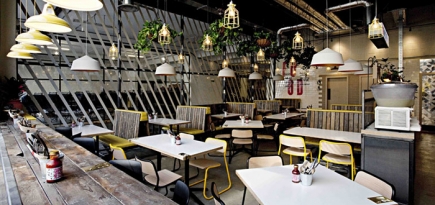 Мексиканский ресторан DF Mexico в лондонском Ист-Энде