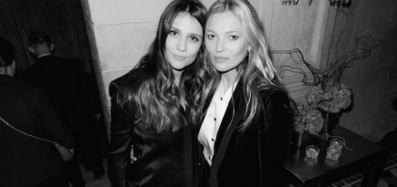 Кейт Мосс и Роберта Армани на коктейле и ужине Giorgio Armani