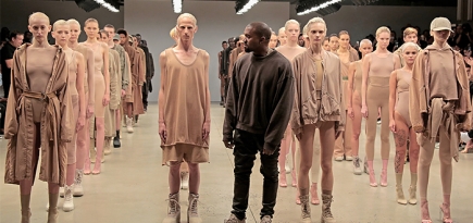 Более 500 моделей выстроились в очередь к Канье Уэсту