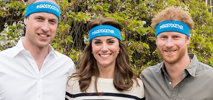 Принц Уильям, Кейт Миддлтон и принц Гарри запустили кампанию Heads together