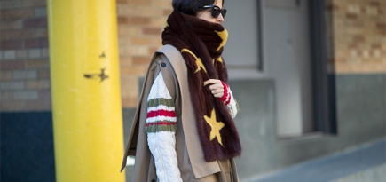 Неделя моды в Нью-Йорке, осень-зима 2016: street style. Часть 5