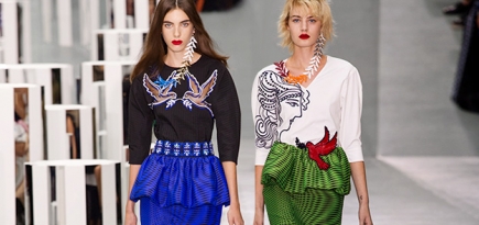 Лондонская неделя моды: Mary Katrantzou, весна-лето 2017