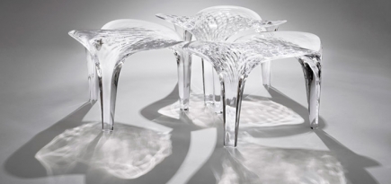 Мебель из жидкого стекла от Захи Хадид