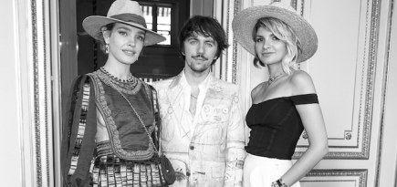 Гости коктейля бренда Ruslan Baginskiy в Париже