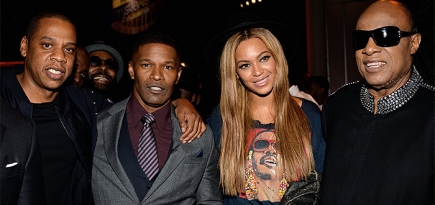 Знаменитости на концерте в честь Стиви Уандера