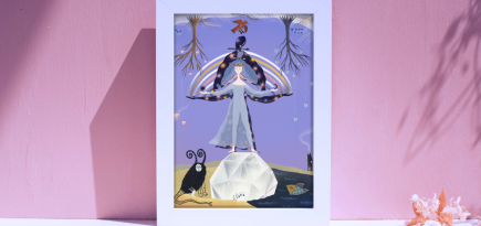 Художники рисуют для BURO.: Саша Бурханова-Хабадзе